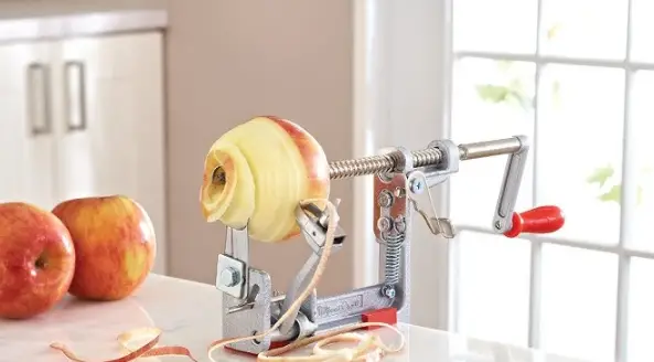 How To Use And Care For Your Pampered Chef Apple Peeler Pampered chef apple peeler corer slicer,