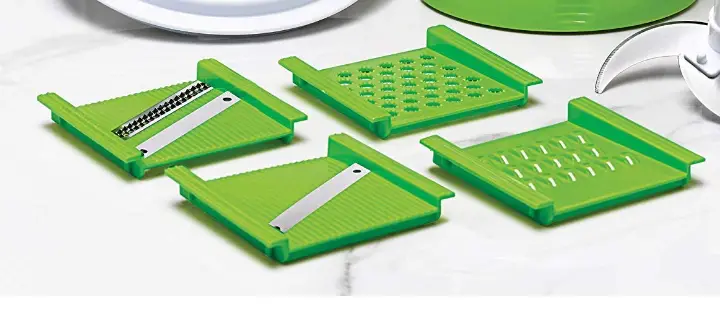 Different Blades With Slicer Prep, chop, spin, and whip with ease