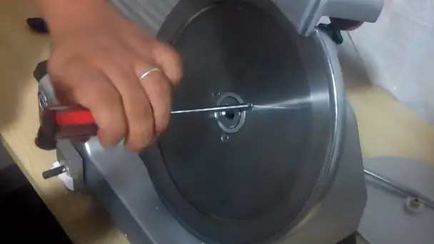 Remove The Blade Nut Remove the blade nut