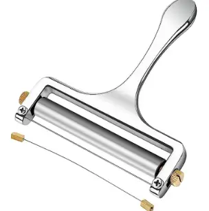 Rolling cheese slicers