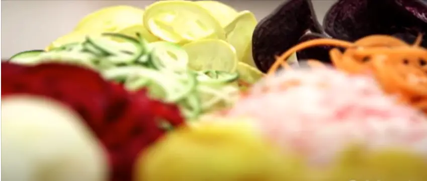 Slicing Zucchini noodles