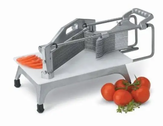 Tomato slicer scalloped blades efficient slicing with added precision