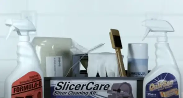 To Clean Your Meat Slicer, You'll Need Tools and materials required