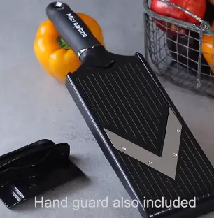 Universal hand guard included for finger protection