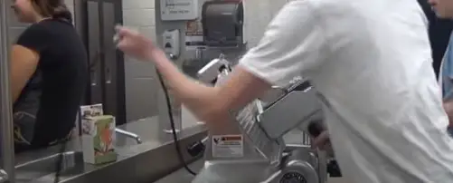Unplug And Prep The Slicer Unplug and prep the slicer