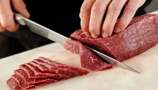 Are santoku knives good for cutting meat
