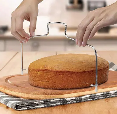 Cake slicer perfect tool for clean and even cake slices