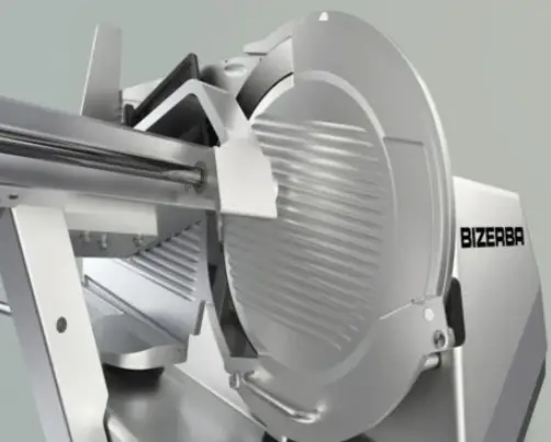 Does the Bizerba VS12F Meat Slicer require sharpening