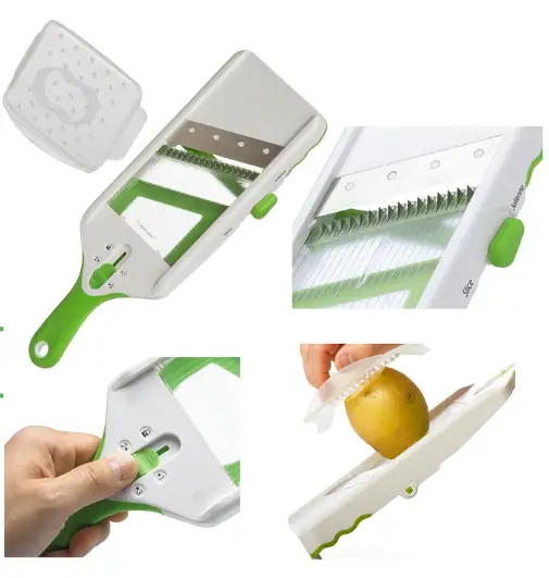 Features and Components of the Progressive Julienne and Slicer