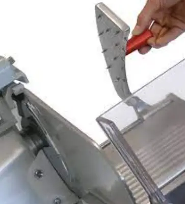 Automatic Meat Slicers Are Designed With A Gear-Driven Blade Gear-driven blade and fan-cooled motor