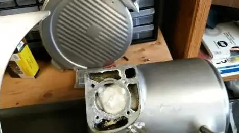 Hobart slicer may be leaking oil