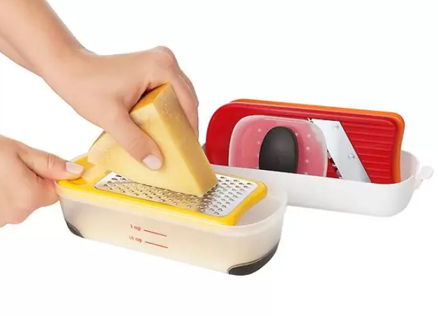 How to slice cheese with oxo grate & slice set