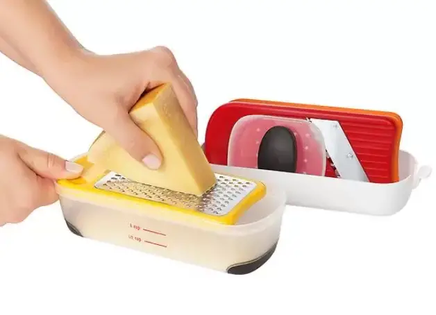 How to Slice Cheese with OXO Grate & Slice Set