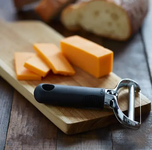 How to Slice Cheese with OXO Wire Cheese Slicer