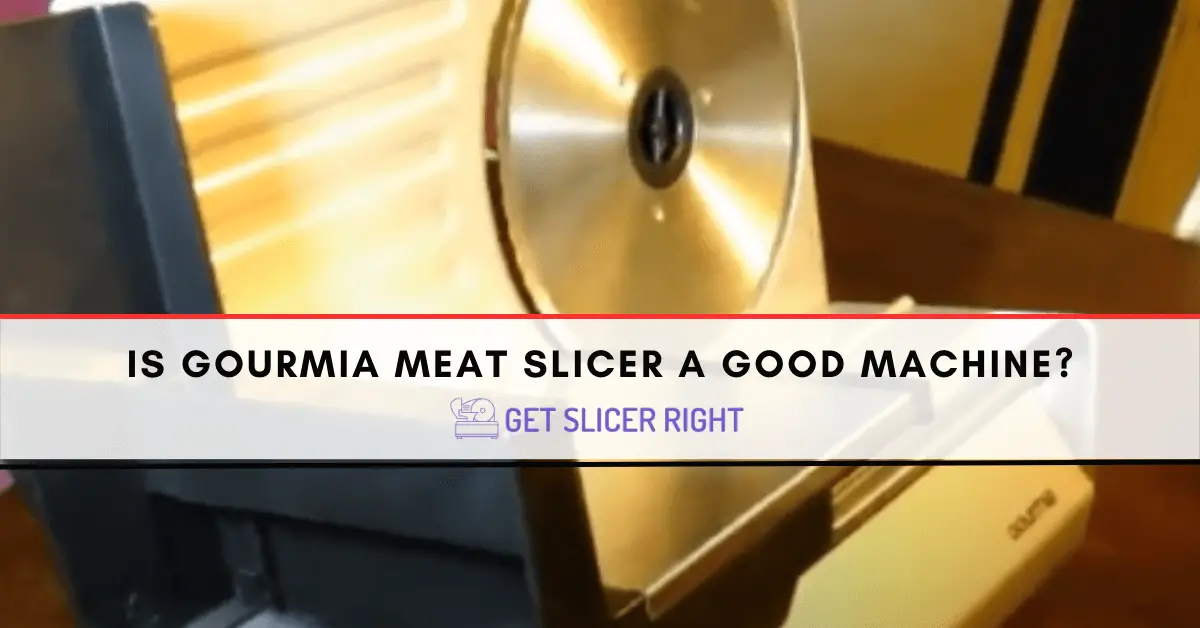 Gourmia gfs700 professional electric power food & meat slicer