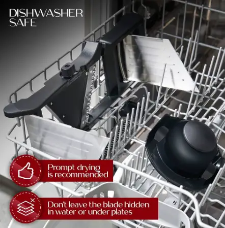 Slicers Dishwasher Safe Is the mandoline slicers dishwasher safe