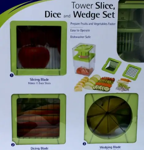 Tower Slice Set Key features