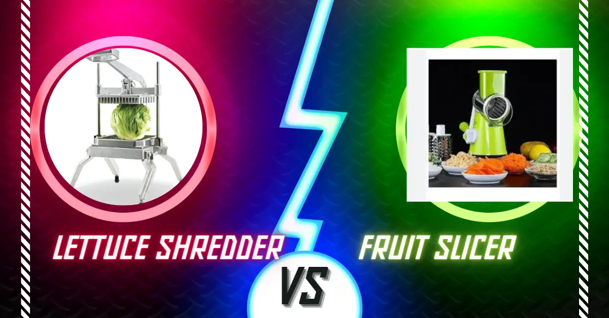 Shredder vs Fruit Slicer