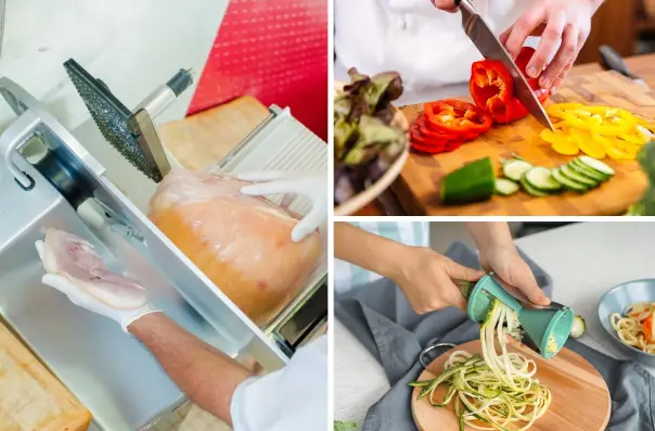 Commercial Slicers, Dicers And Cutters Manual slicers simple and efficient