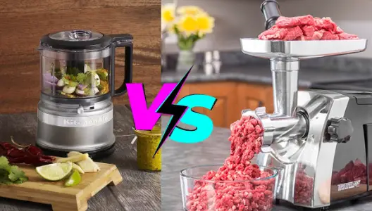 Meat grinder vs. Food processor