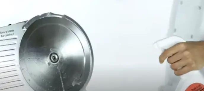 sanitize all the parts with a food-grade sanitizer Once done cleaning, sanitize all the parts