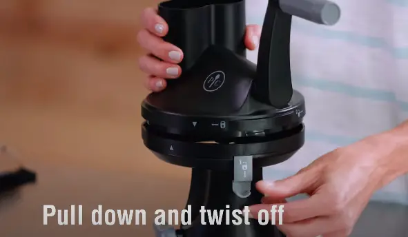 Pull Down and Twist Off Pull Down and Twist Off