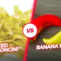 Sliced Pepperoncini vs Banana