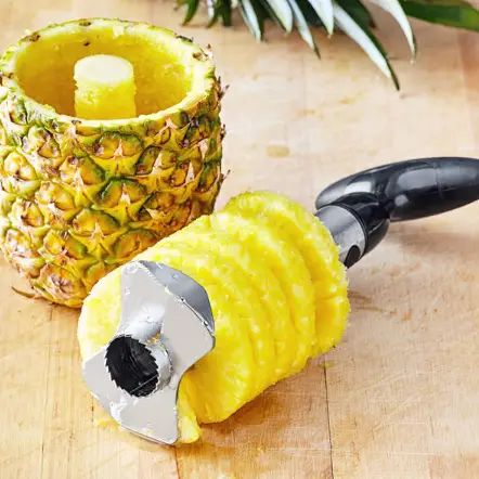 Stainless Steel Pineapple Slicer The oxo pineapple slicer features and benefits
