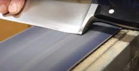 What is the best grit belt to use on the belt sander What grit belt should I use for knife sharpening