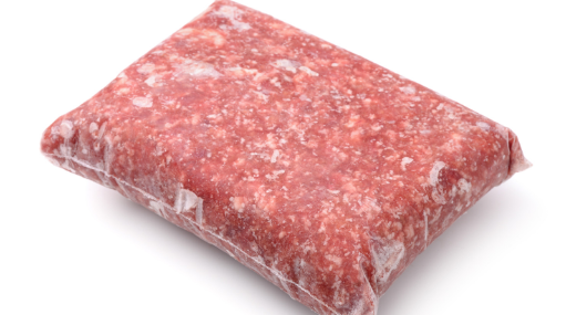 Why cutting frozen ground beef