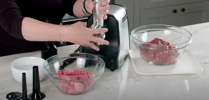Assemble The Grinder According To The Manufacturer's Instructions. Assemble the grinder
