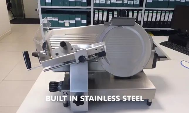 Braher Meat Slicers Come With Different Blade Sizes And Materials Blade size and material