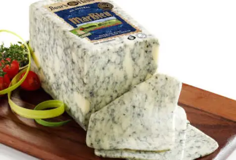 Blue cheese is noted for its strong flavor, Blue Cheese