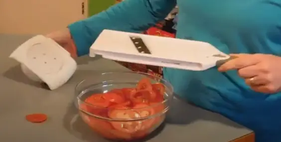 Carefully remove the slices