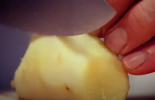 Slice The Ginger Carefully Carefully slice the ginger again