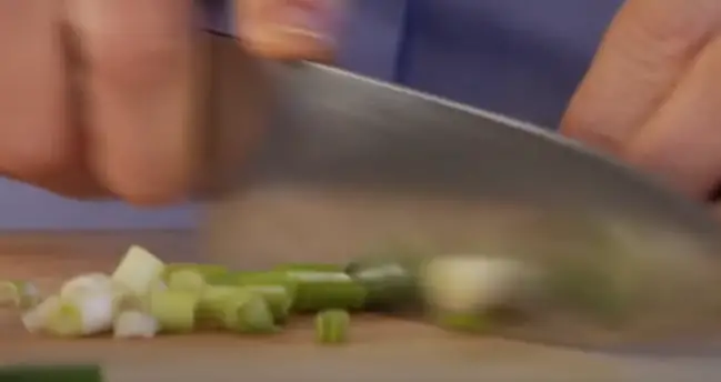 Slice The 'White Bottoms' With Sharp Knife Ensure that your knife is sharp