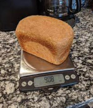 How much does a loaf of bread weigh
