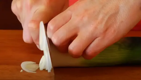 If you need sliced leeks, continue slicing up the leek as thinly or thickly as you need If you need sliced leeks