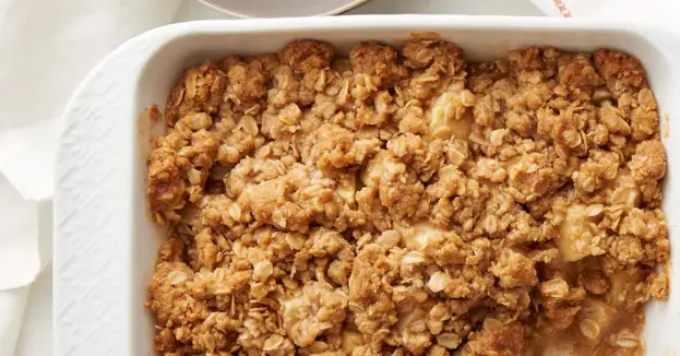 Is apple crisp healthier than apple pie