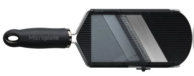Adjustable V-Blade Slicer with Julienne Feature Microplane Adjustable Slicer