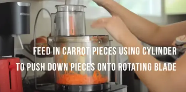 Now, press the 'on' button to start the slicing Now, press the 'on' button to start the slicing process