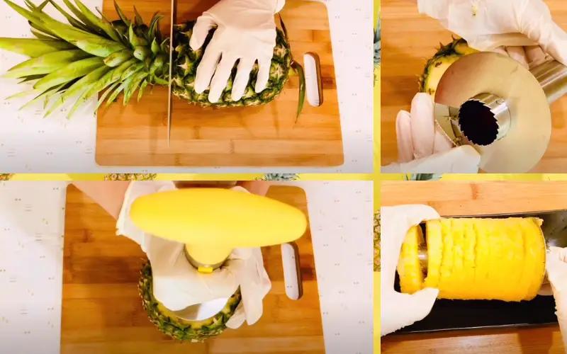 How a Pineapple Slicer Works