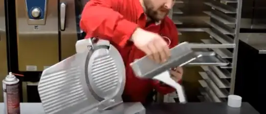 Remove the Food Chute carefully Remove the Food Chute