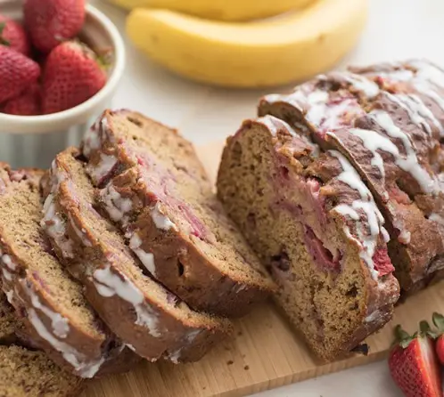 Easy Strawberry Banana Bread Strawberry banana bread