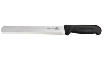 The 12-inch rosewood granton-edge slicing knife