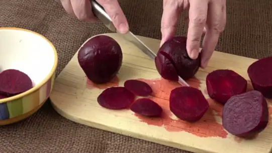 What are fresh sliced beets