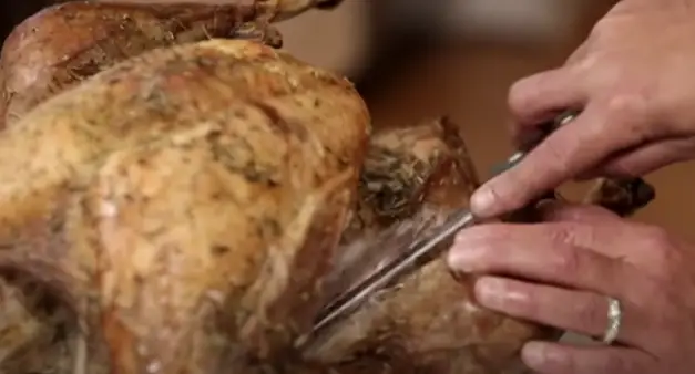 What does slicing a turkey mean