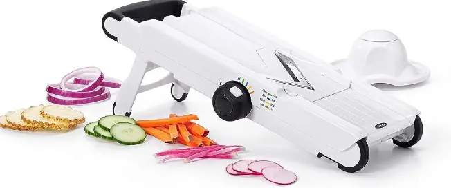 OXO Good Grips V-Blade Mandoline Slicer, White OXO Good Grips V Slicer