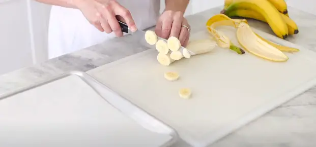 Start slicing Prep the Bananas