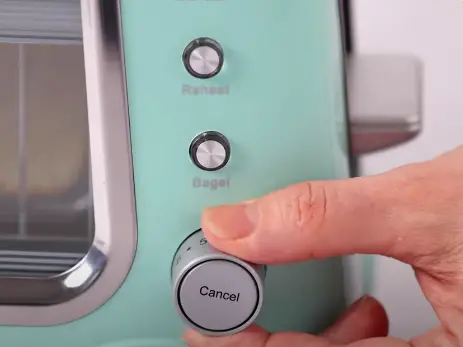 Turn the browning dial to the desired level. The higher the number the more toasted your bread will be Stop the toasting process